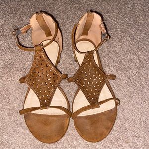 New York & Company - Strappy Brown Sandals
